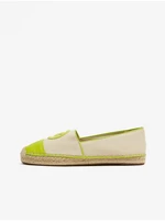 Zeleno-krémové dámské espadrilky Michael Kors Kendrick - Dámské