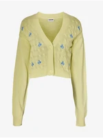 Light Green Ladies Cardigan Noisy May Lil - Ladies