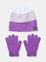 Under Armour Cap G Beanie Glove Combo-PPL - Girls