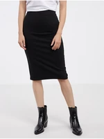 Black Women's Pencil Skirt VILA Armerone - Ladies