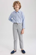 DEFACTO Boys Regular Fit Linen Look Trousers