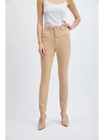 Orsay Beige Women Skinny Fit Jeans - Women