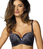 Padded bra Yvette / B4 - graphite