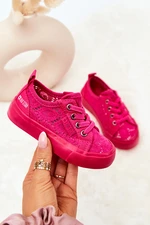 Openwork Sneakers Big Star JJ374131 Pink