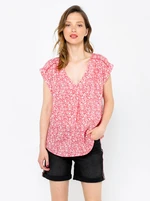 Red patterned blouse CAMAIEU - Women