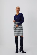 pencil skirt with belt