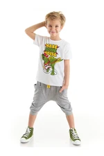 Denokids Noise Boys T-shirt Capri Shorts Set