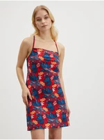Letné a plážové šaty pre ženy Tommy Jeans - červená, tmavomodrá