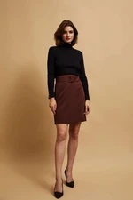 Skirt with belt