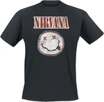 Nirvana T-Shirt Distressed Logo Black XL