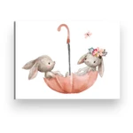 Obrazek dziecięcy 40x30 cm Bunnies – Wallity