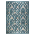 Niebieski dywan odpowiedni na zewnątrz 290x200 cm Oro – Flair Rugs