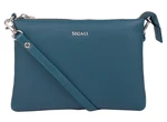 SEGALI Dámska kožená crossbody kabelka A6B Rain Storm