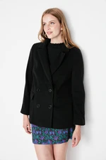 Trendyol Black Woven Blazer Jacket