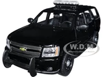 2008 Chevrolet Tahoe Unmarked Police Car Black 1/24 Diecast Model Car by Welly