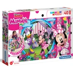 Clementoni - Puzzle Supercolor Floor 40 Minnie