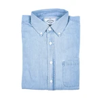 Portuguese Flannel Denimová košeľa Portuguese Flannel - svetlo modrá (button-down) - S