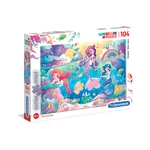 Clementoni - Puzzle Supercolor Glitter 104 pod mořem