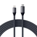 Kábel Satechi USB-C/Lightning 1,8m (ST-TCL18M) sivý nabíjací kábel • USB-C konektor • výkon 29 W • dĺžka 1,8 m