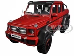 Mercedes G63 AMG 6X6 Red 1/18 Model Car by Autoart