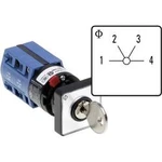 Krokový spínač Kraus & Naimer CG4 A231-600 FS2 V750D/2J, 10 A, 2 x 60 °, šedá, černá, 1 ks