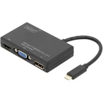 Digitus DA-70848 USB / DVI / DisplayPort / HDMI / VGA adaptér [1x USB-C ™ zástrčka - 1x DVI zásuvka 24+5-pólová, zásuvka