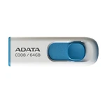 USB kulcs A-Data C008, 64GB, USB 2.0, fehér (AC008-64G-RWE)