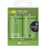 Tölthető elem typ D, GP Recyko 5700mAh, 2 db