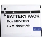 Conrad energy NP-BK1 akumulátor do kamery Náhrada za orig. akumulátor NP-BK1 3.6 V 600 mAh