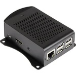 Joy-it rb-alucase+06 SBC skriňa Vhodné pre: Raspberry Pi vrátane upevňovacích jazýčkov čierna