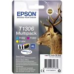 Epson Ink T1306 originál kombinované balenie zelenomodrá, purpurová, žltá C13T13064012