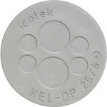 Kabelová průchodková lišta Icotek KEL-DP 25|4 (43533), IP65, Ø 32 mm, šedá