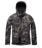 Bunda softshell Alford Vintage Industries® – Black Camo  (Barva: Black Camo , Velikost: XXL)