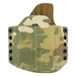 OWB Glock 19 - vnější pistolové pouzdro s polovičním SweatGuardem RH Holsters® – Multicam® (Barva: Multicam®, Typ uchycení: Kovový průvlek)