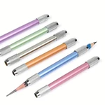 Adjustable Double Heads Colors Metal School Office Art Write ToolSketch Pencil Extender Holder