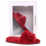 Dámske domáce papuče Calvin Klein HW0HW00634 XB8 red currant 40