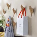 KC-488 Bird Shape 3D Wall Hooks Resin Bird Decoration Coat Towel Hook Single Wall Hanger