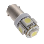 T11 BA9S T4W 5050 SMD Wedge Side 5LED Light Bulb Xenon White Car Lamp DC12V