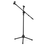 150cm Microphone Stand Holder Boom Arm Height Angle Adjustable with Tripod Base