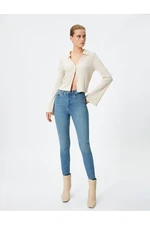 Koton High Waisted Jeans Skinny Legs - Carmen Jeans