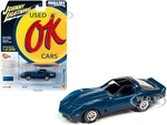 1982 Chevrolet Corvette Bright Blue Metallic with Black Top and Blue Interior Limited Edition to 2596 pieces Worldwide "OK Used Cars" 2023 Series 1/6