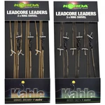 Korda olověná montáž ring swivel leadcore leader 3ks-weed/silt