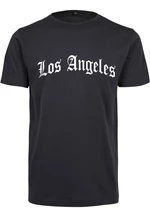 Los Angeles text Tee Navy