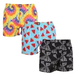 3PACK Men's Boxer Shorts Horsefeathers Frazier multicolored