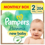 Pampers Harmonie Baby vel.2 - Měsíční balení 204 ks