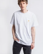 Tričko Carhartt WIP S/S Chase T-Shirt Ash Heather / Gold