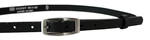 Penny Belts Dámský kožený opasek 15-2-63 black 105 cm