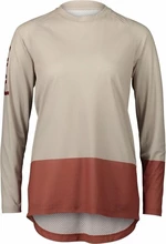 POC MTB Pure Women's LS Jersey Light Sandstone Beige/Himalayan Salt XL