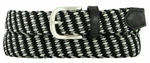 Alberto Metal  Braided Black/Silver 100 cm Szalag