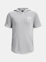 Under Armour UA Rival Terry SS Hoodie Mikina dětská Šedá